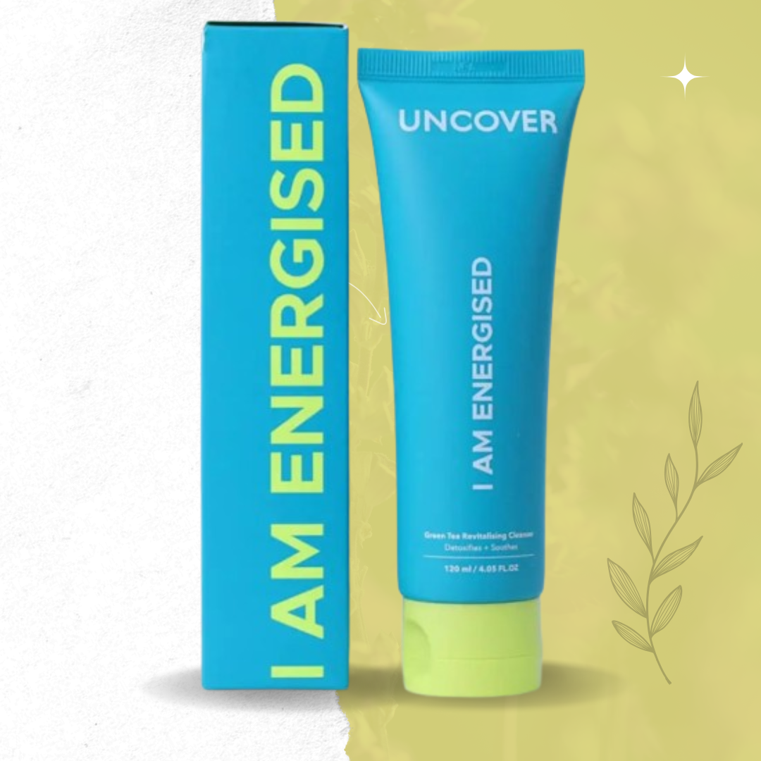 Uncover Green Tea Revitalising Cleanser 120ml